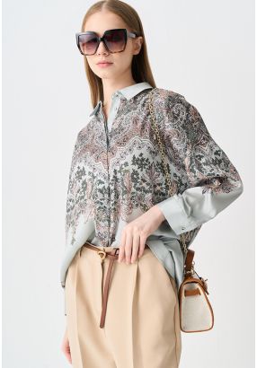 Loose Fit Printed Drop Shoulder Shirt