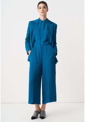 Single Tone Wide Legs Culottes