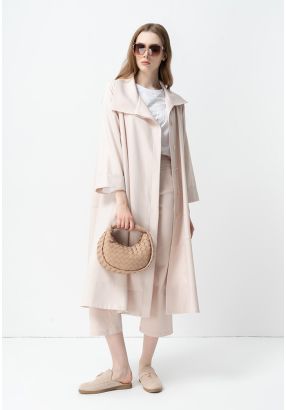 Oversize Solid Long Jacket