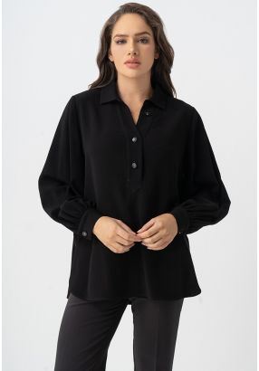 Single Tone Long Sleeves Shirt