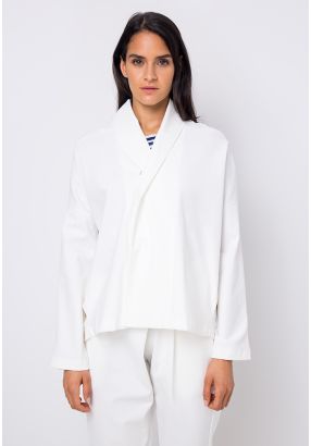 Shawl Collar Drop Shoulder Jacket