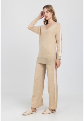 Wide Leg Knitted Pant 