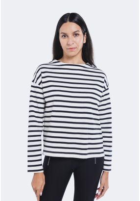 Striped Long Sleeves Top