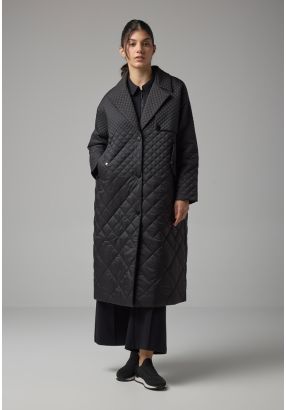 Quilted Midi Winter Coat