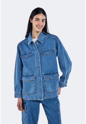 Flap Pockets Denim Jacket