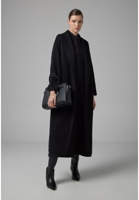 Belted Wool Handmade Coat