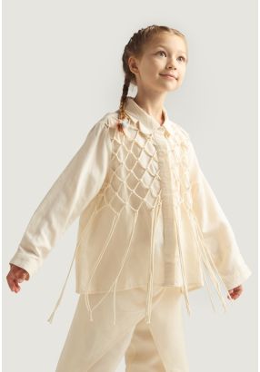 Macrame Embellished Shirt