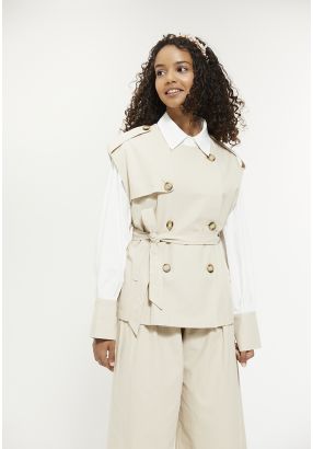 Trench Coat Vest