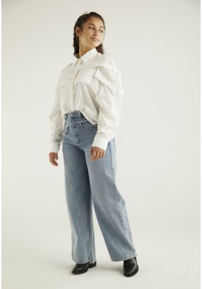 Embroidered Denim Jeans