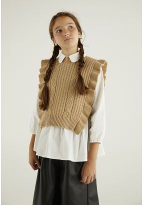 Tie Side Knitted Vest