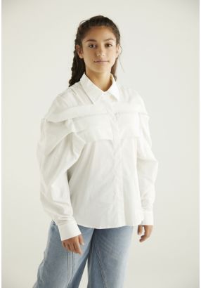 Pleated Bodice Shirt