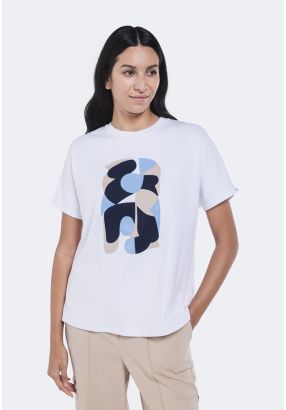 Abstract Print T-Shirt