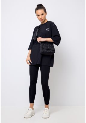 Solid High Waist Legging