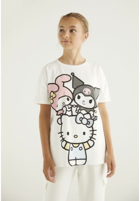 Hello Kitty and Friends Printed T Shirt