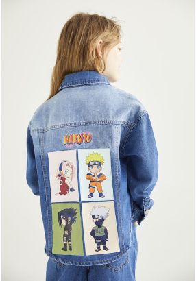 Naruto Printed Denim Jacket