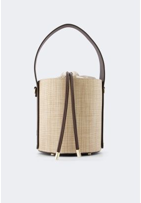 Raffia Bucket Bag