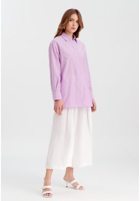 Wide Leg Culottes With Belt