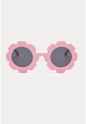 Floral Frame Shaped Sunglasses