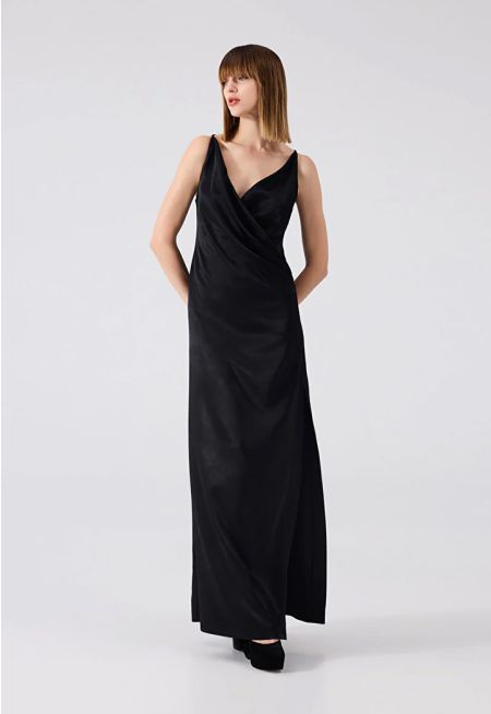 Machka - Draped Maxi Dress 