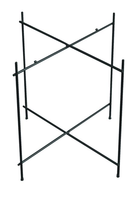 Foldable Stand Black 49x52 cm