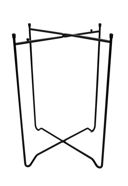 Foldable Stand pliable Black 49x52 cm