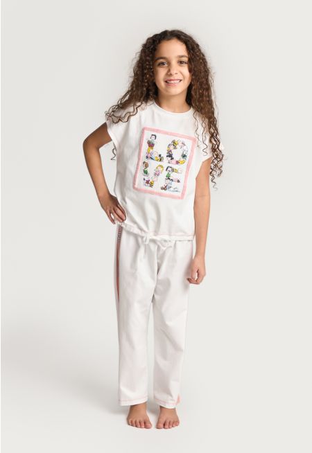 Peanuts T Shirt and Pants Set (2PCS)