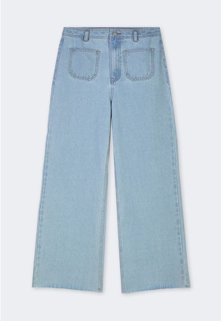 High Waist Straight Cut Jeans