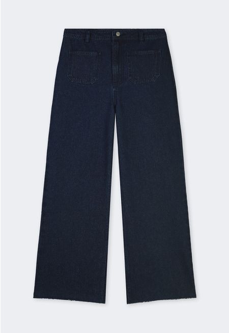 High Waist Straight Cut Jeans