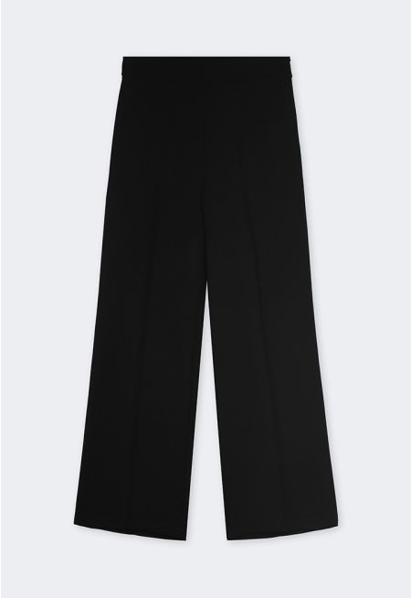 High Waist Straight Cut Trousers