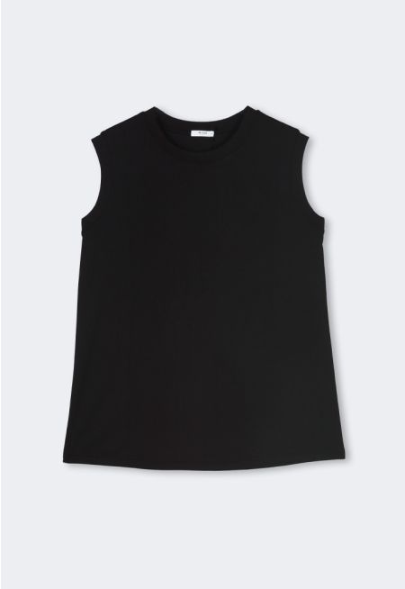 Solid Sleeveless Top