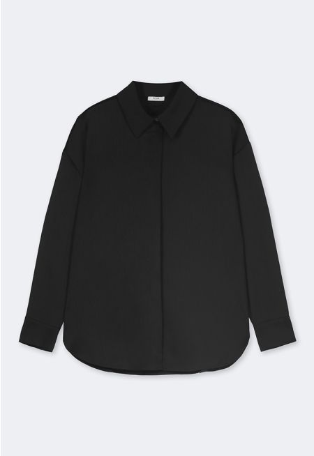 Textured Drop Shoulder Shirt