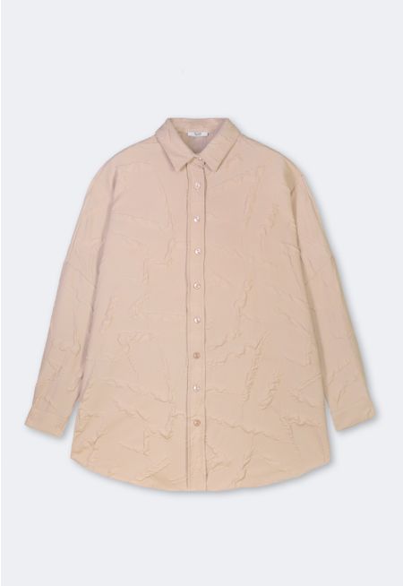 Jacquard Drop Shoulder Shirt