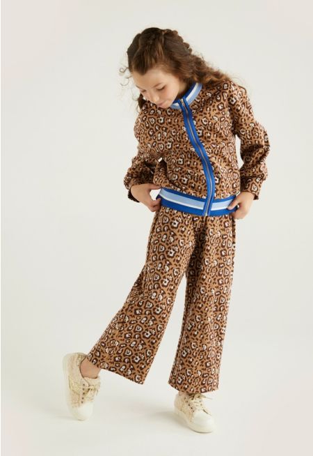 Cheeta Jacket and Pants Set (2PCS)