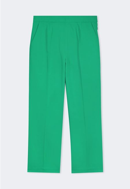 Peg Leg Basic Trousers