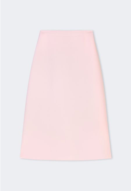 Straight Cut Solid Skirt