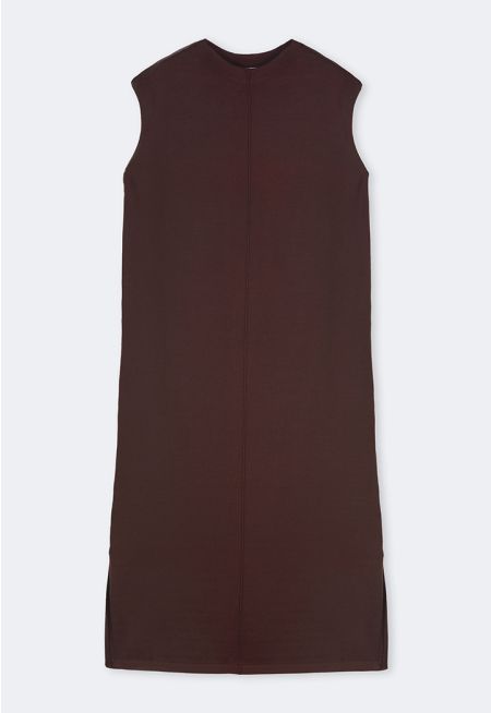 Sleeveless Knitted Maxi Dress