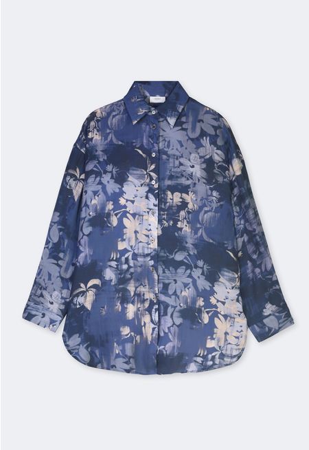 Floral Print Regular Fit Shirt