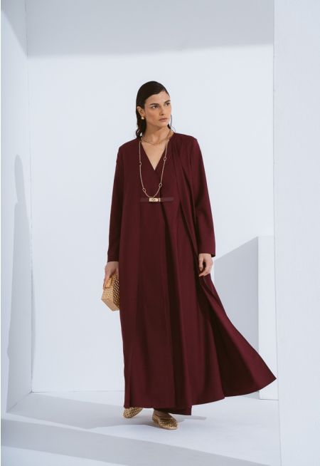 Basic Two Layers Style Maxi Abaya