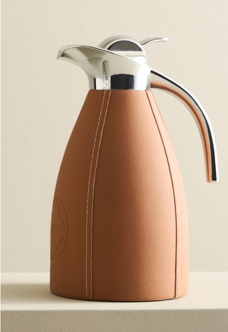 Vacuum Flask With Leather Design 1.5L