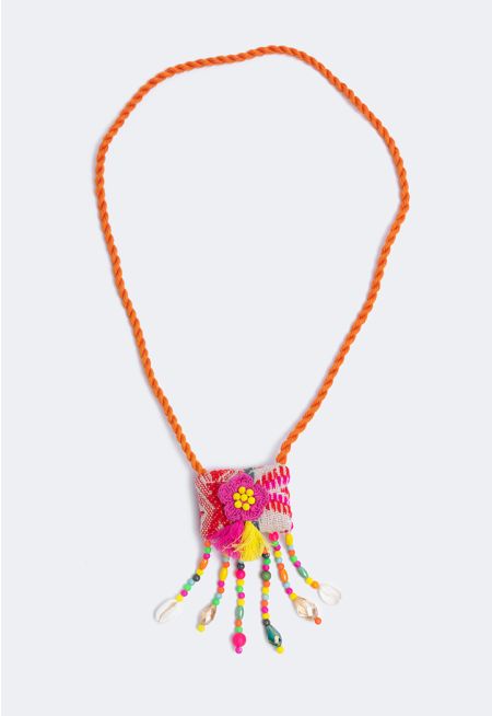 Beaded Vibrant Necklace