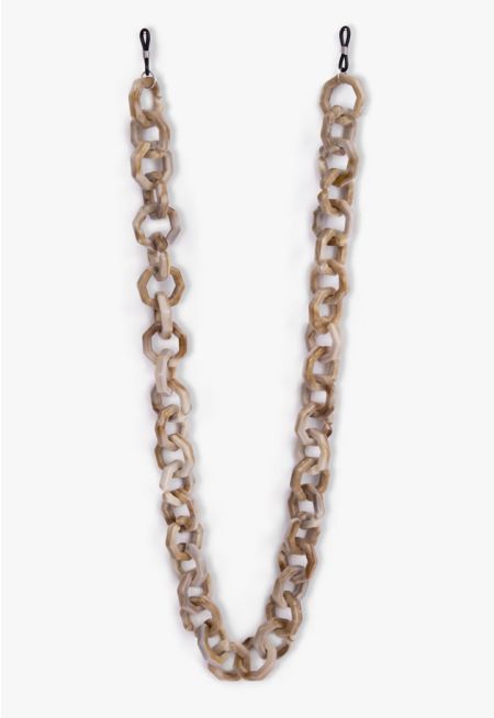Chunky Two-Toned Heptagon Chain