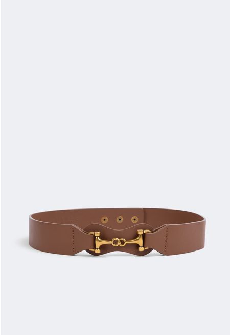 Intertwined Metal Clasp Belt