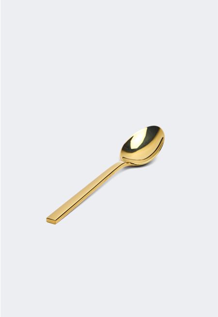 Stainless Steel Gold Tone Tea Spoon 