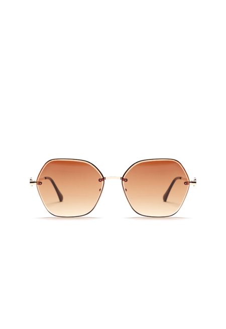 Trapezoid Frame Sunglasses