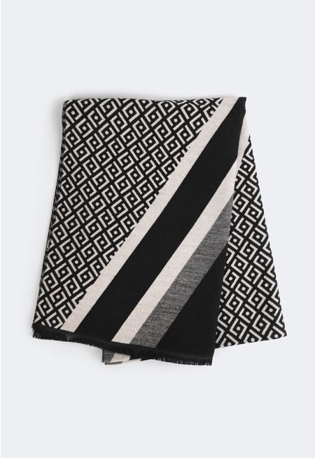 Geometric Pashmina Scarf