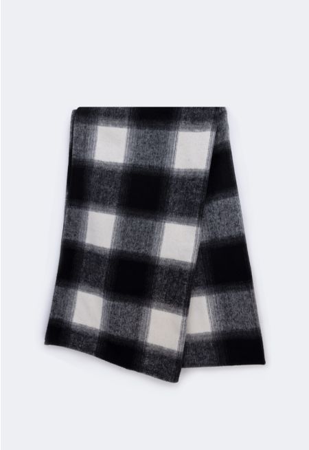 Plaid Long Scarf