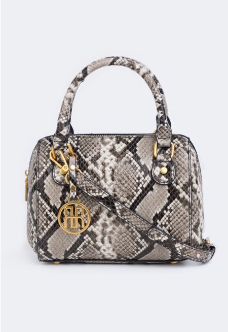 Small Snake Pattern Handbag