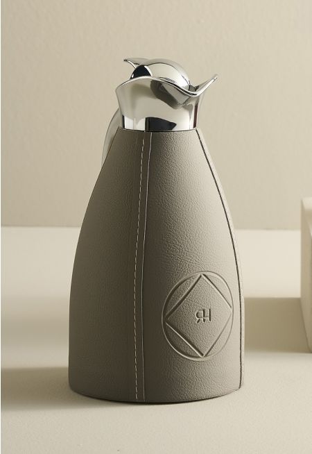 Vacuum Flask With Leather Design 1.5L