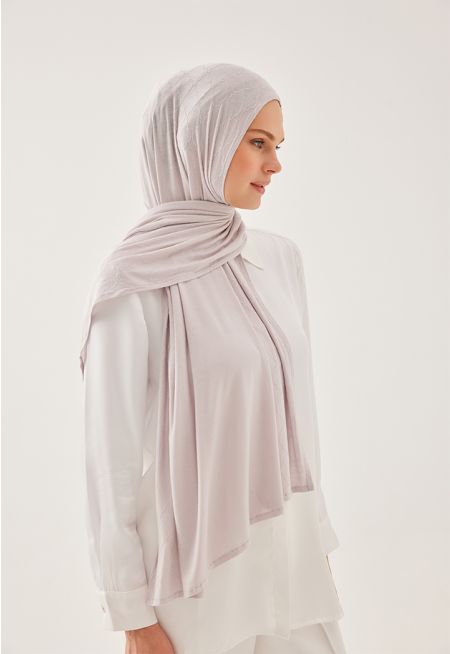 Plain Moroccan Patterned Hijab