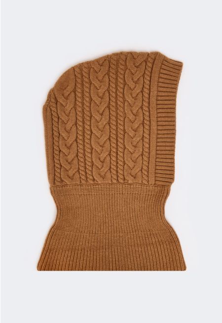 Knitted Textured Balaclava